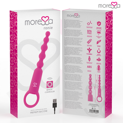 MORESSA - RONIE POWERFUL ROSARIO ANAL REMOTE CONTROL PINK