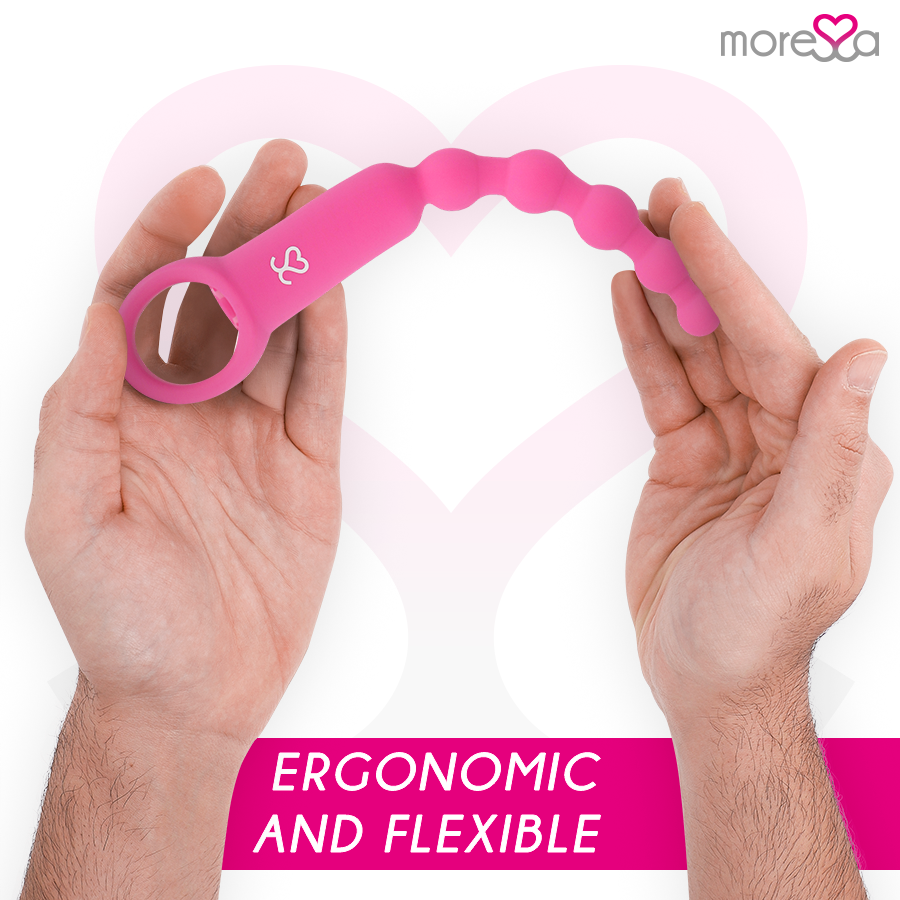 MORESSA - RONIE POWERFUL ROSARIO ANAL REMOTE CONTROL PINK