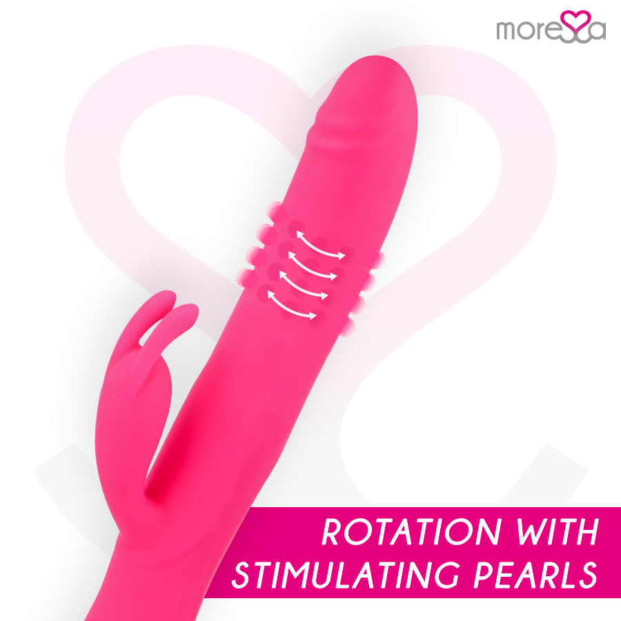 MORESSA - SOMER ROTATOR PEARLIZED AND POWERFUL VIBRATION PREMIUM SILICONE