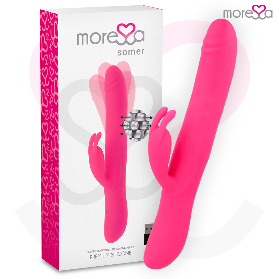MORESSA - SOMER ROTATOR PEARLIZED AND POWERFUL VIBRATION PREMIUM SILICONE