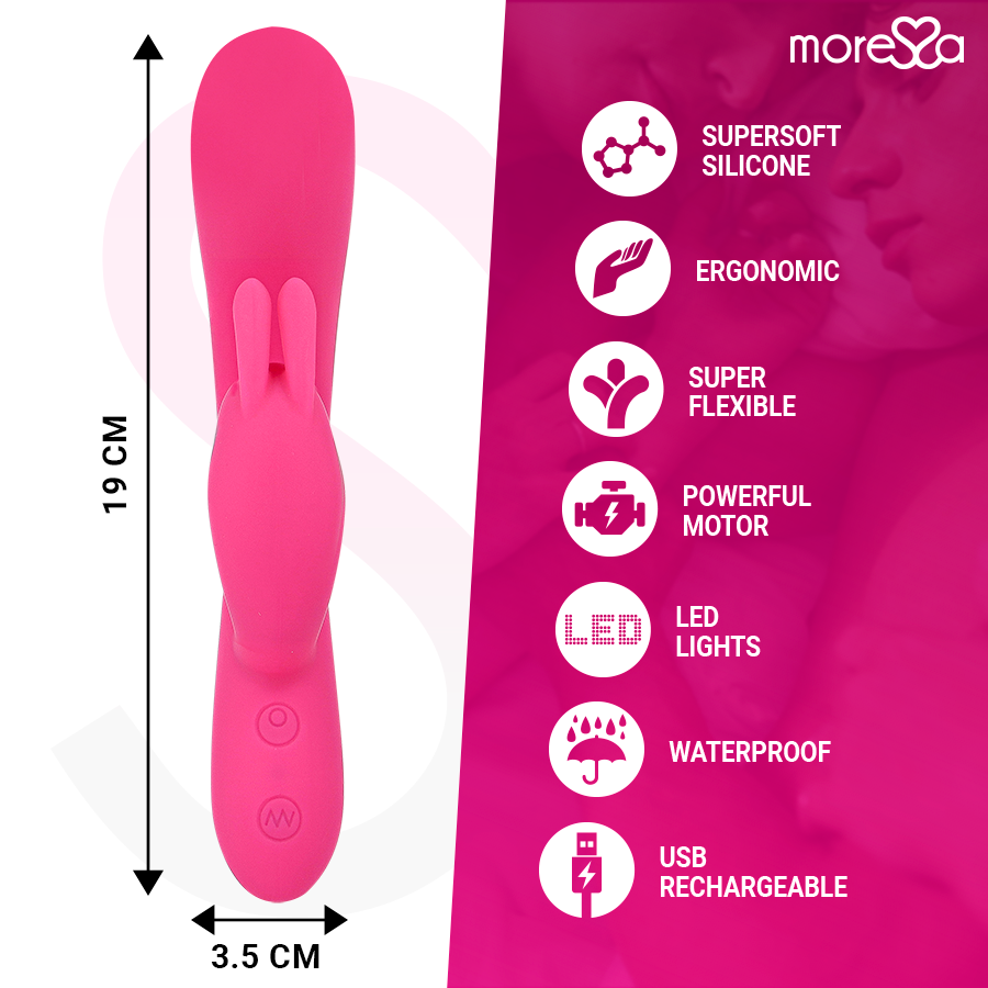 MORESSA - TELMO TICKLING CLITORIAL PREMIUM SILICONE RECHARGEABLE