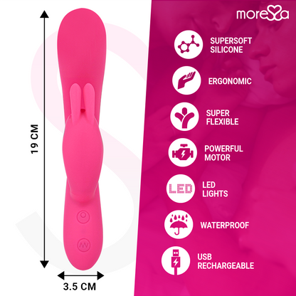 MORESSA - TELMO TICKLING CLITORIAL PREMIUM SILICONE RECHARGEABLE
