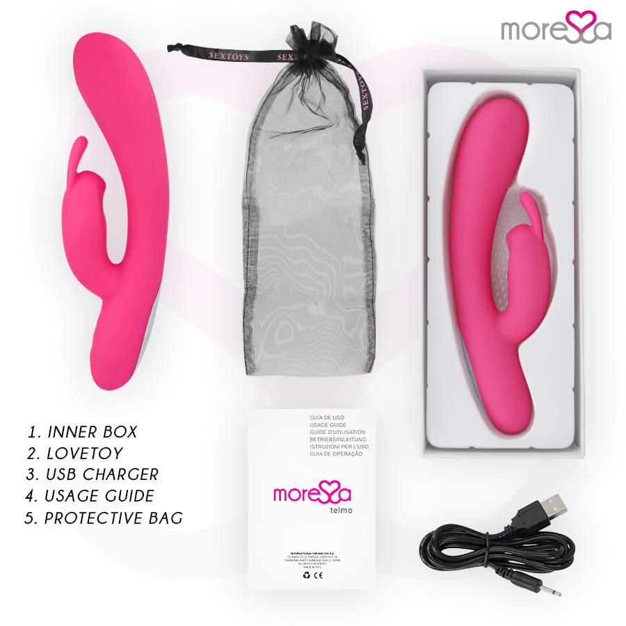 MORESSA - TELMO TICKLING CLITORIAL PREMIUM SILICONE RECARGABLE