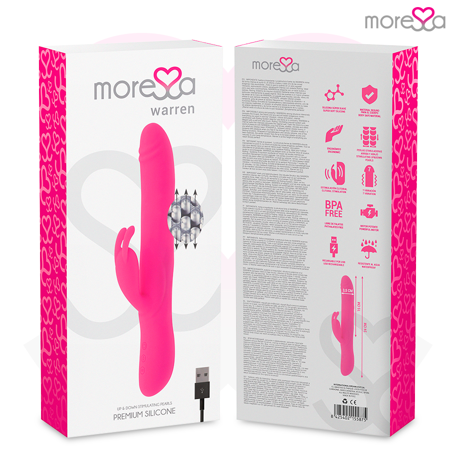 MORESSA - WARREN PREMIUM RECHARGEABLE REVITALIZED OSCILLATING AND POWERFUL VIBRATION DRIVER