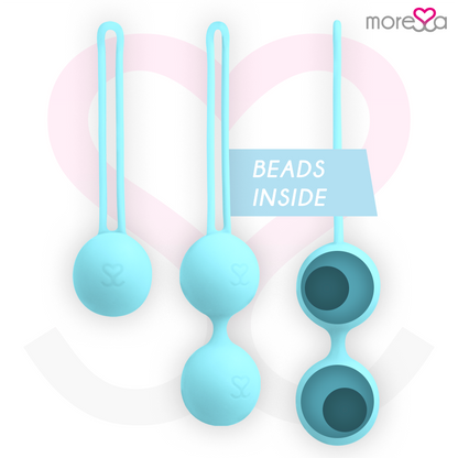 MORESSA - OSIAN SET Osian One; 51 Gr / Osian Two; 101 Gr / Osian Three 85 gr PREMIUM TURQUOISE SILICONE