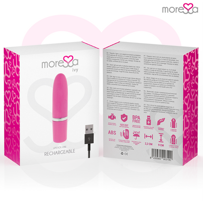 MORESSA - IVY TRAVEL LIP SIMULATOR MASSAGER PINK