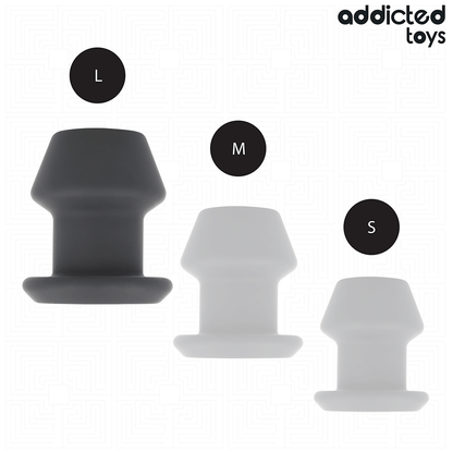 ADDICTED TOYS - PLUG ANAL HUECO EXTREM SILICONA TALLA L 10,4 CM