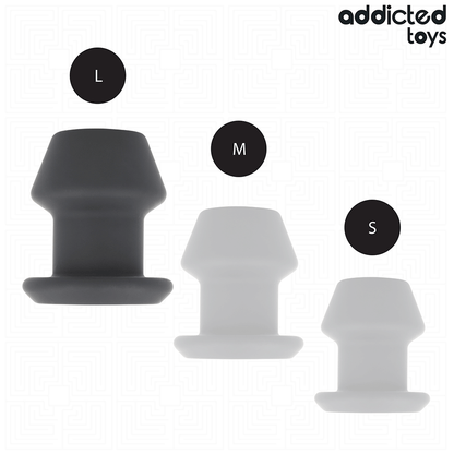 ADDICTED TOYS - PLUG ANAL HUECO EXTREM SILICONA TALLA L 10,4 CM