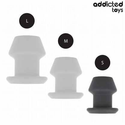 ADDICTED TOYS - EXTREME SILICONE HOLLOW ANAL PLUG SIZE S 7.5 CM