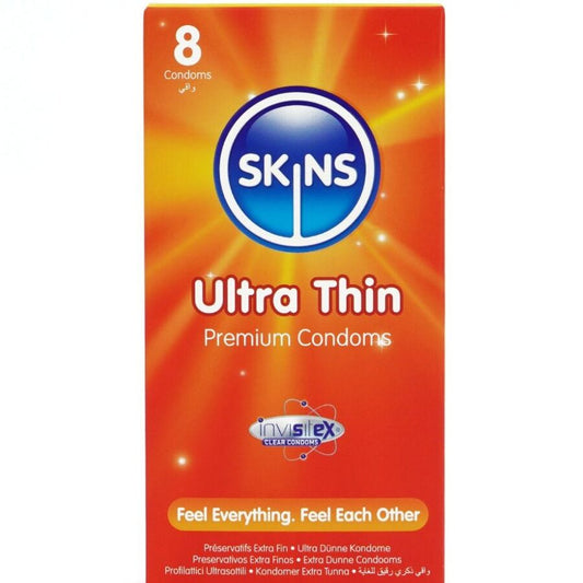 SKINS - ULTRAFINOS PRESERVATIVOS PREMIUM PACK 8
