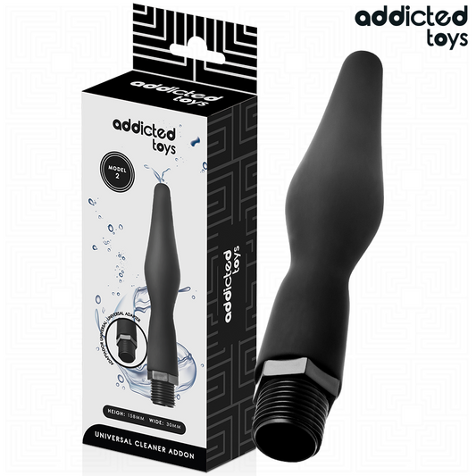 ADDICTED TOYS - LIMPIADOR ANAL CON ADAPTADOR UNIVERSAL MODELO 2