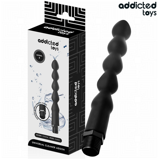 ADDICTED TOYS - LIMPIADOR ANAL CON ADAPTADOR UNIVERSAL MODELO 6