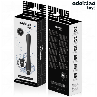 ADDICTED TOYS - LIMPIADOR ANAL CON ADAPTADOR UNIVERSAL MODELO 4