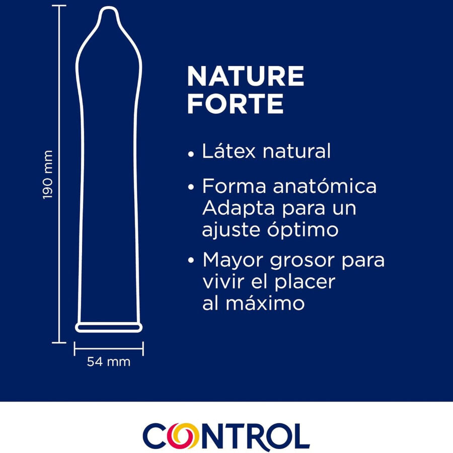 CONTROL - PRESERVATIVOS NATURE FORTE 144 UNIDADES