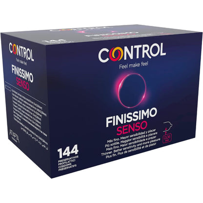 CONTROL - PRESERVATIVOS FINISSIMO SENSO 144 UNIDADES