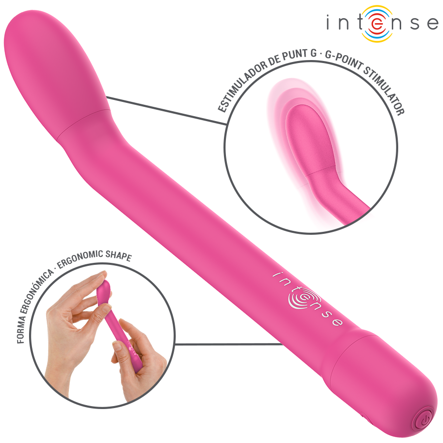 INTENSE - KARLIE ESTIMULADOR PUNTO-G RECARGABLE ROSA