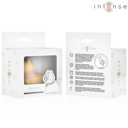 INTENSE - TOULOUSE ESTIMULADOR CON LENGUA ROTATIVA 360º AMARILLO