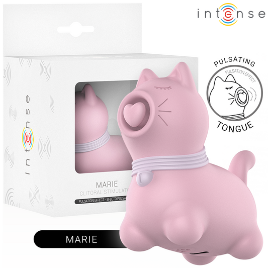 INTENSE - MARIE TONGUE STIMULATOR WITH PINK PULSATION EFFECT