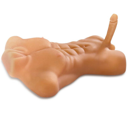 TORSO MASCULINO REALISTA XXL CON PENE DE 20 CM Y TACTO REAL FANTAFLESH