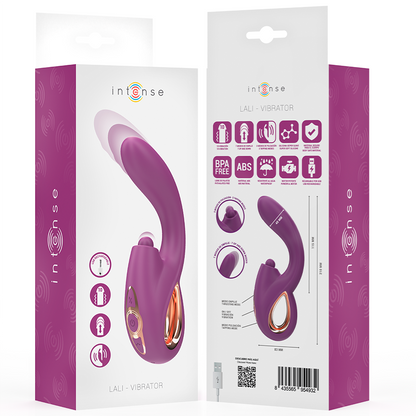 INTENSE - LALI MULTIFUNCTION G-SPOT VIBRATOR STIMULATION &amp; PUSHING &amp; VIBRATION PURPLE