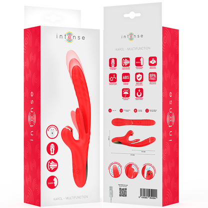 INTENSE - KAROL VIBRADOR MULTIFUNCIÓN EMPUJE & SUCCIÓN & ESTIMULACIÓN