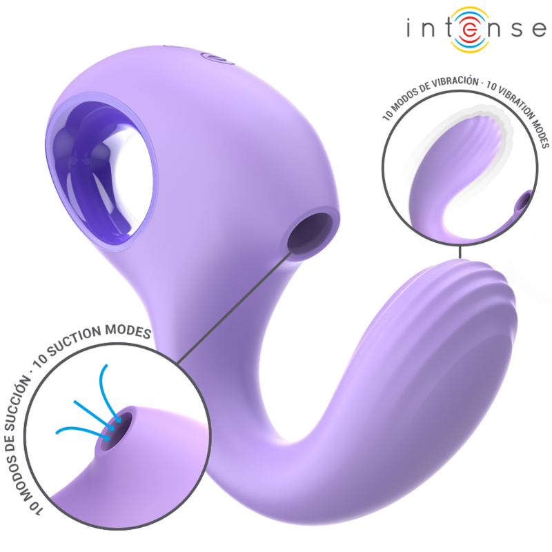 INTENSE - BAXTER VIBRADOR & ESTIMULADOR VIOLETA