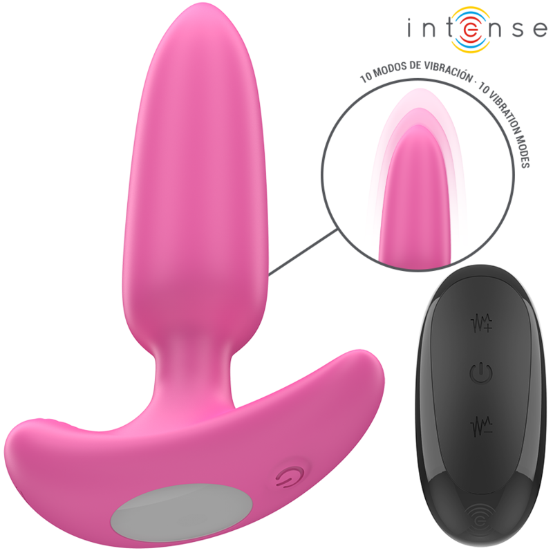 INTENSE - ROSS PLUG ANAL 10 VIBRATIONS PINK REMOTE CONTROL