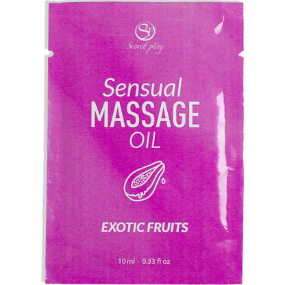SECRETPLAY - SINGLE-DOSE EXOTIC FRUIT MASSAGE OIL 10 ML