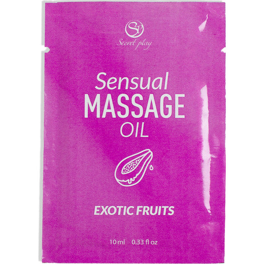 SECRETPLAY - SINGLE-DOSE EXOTIC FRUIT MASSAGE OIL 10 ML