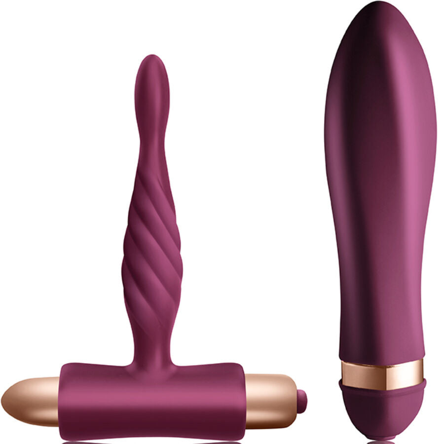 CLIMAXIMUM - DARE KIT BRAIDED VIBRATOR + ANAL PLUG FOR BEGINNERS