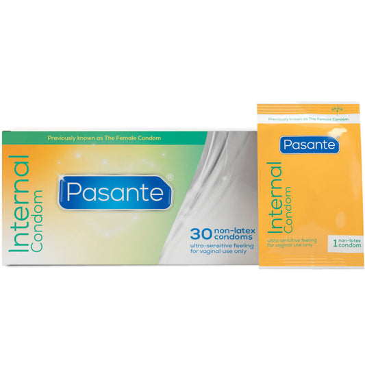 PASANTE - INTERNAL PRESERVATIVOS FEMENINOS CAJA 30 UNIDADES