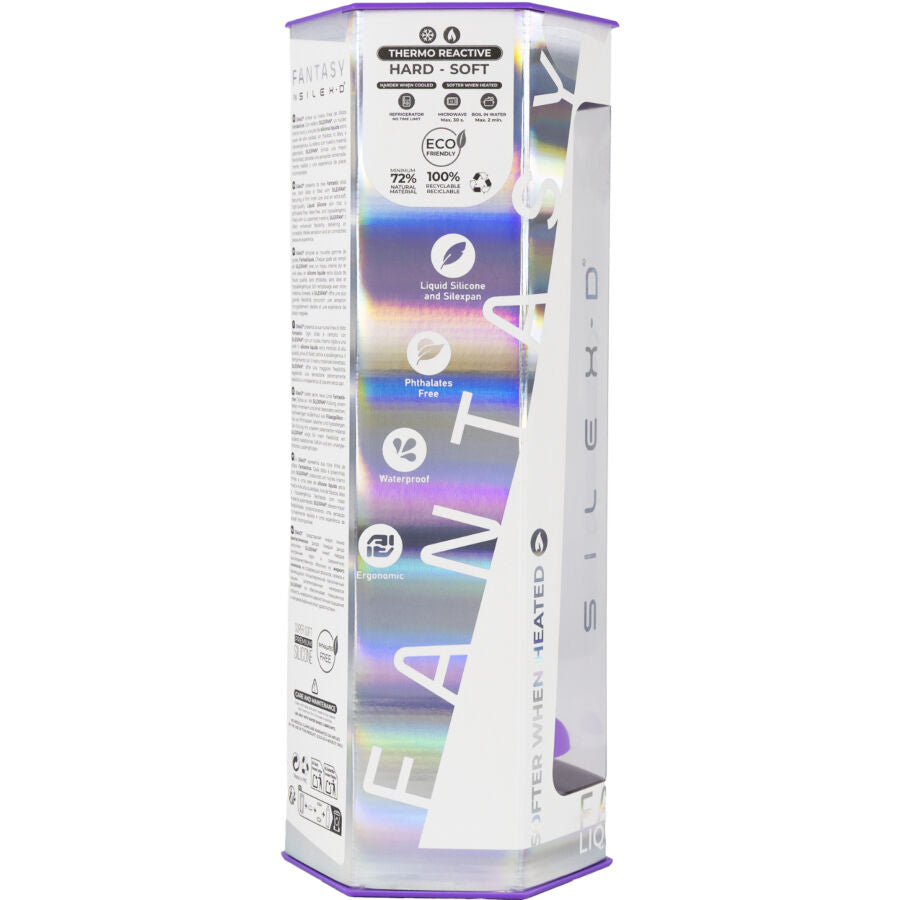 SILEXD - DREAMY DILDO FANTASY SILICONA LIQUIDA TERMOREACTIVO 18.5 CM