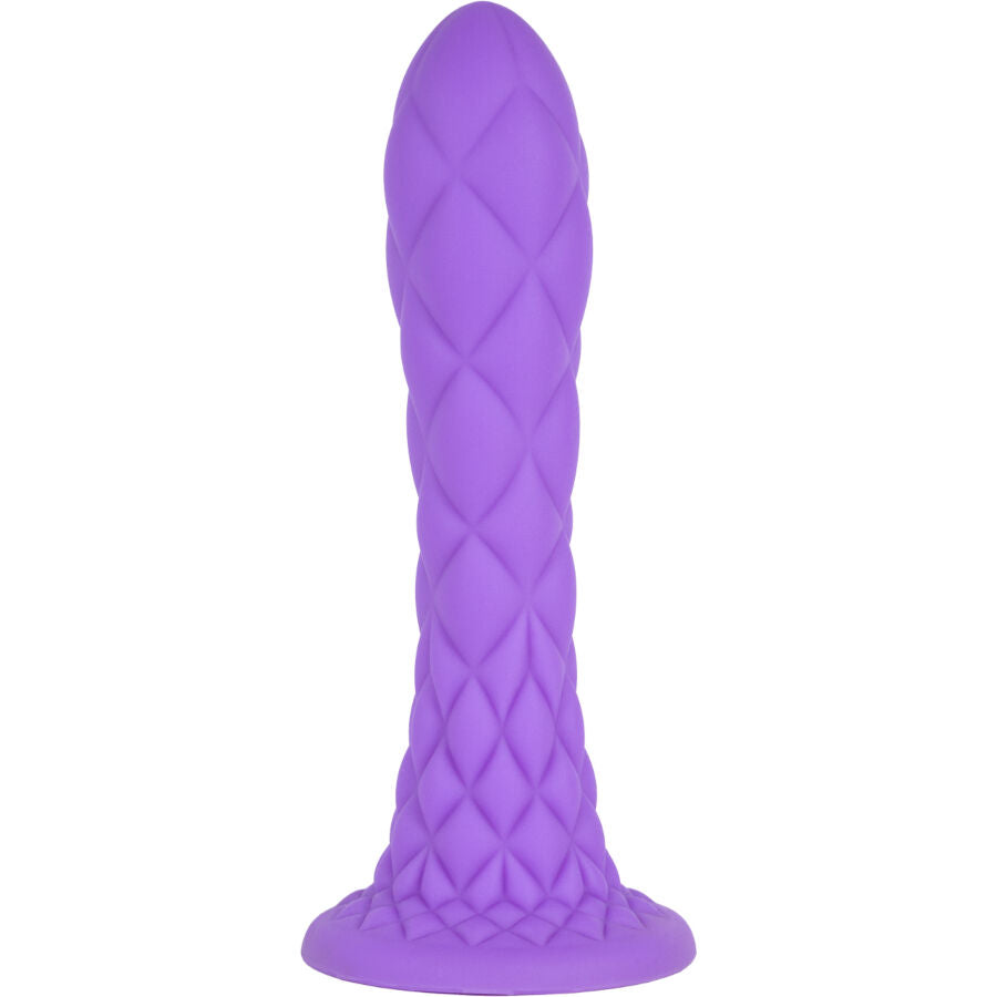 SILEXD - DREAMY DILDO FANTASY LIQUID SILICONE THERMO-RESISTANT VIOLET 18.5 CM