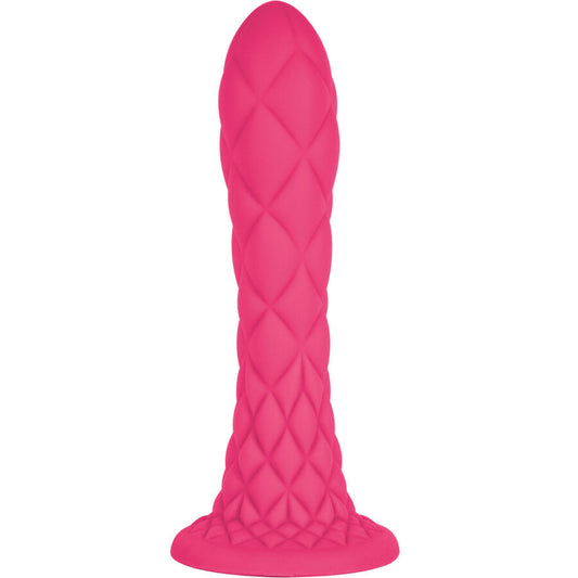 SILEXD - DREAMY DILDO FANTASY SILICONA LIQUIDA TERMOREACTIVO FUCSIA 18.5 CM