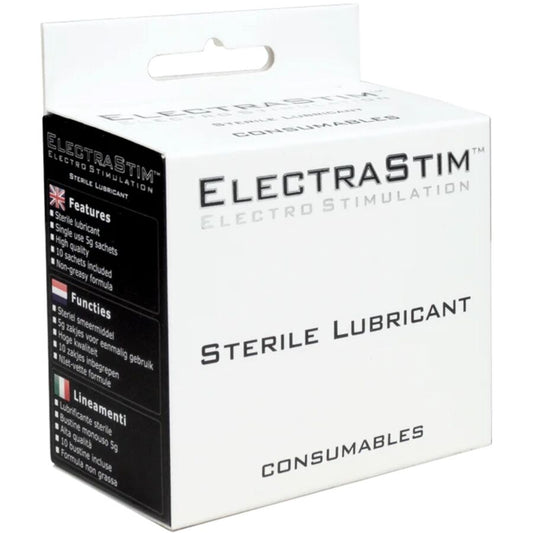 ELECTRASTIM - LUBRICANTE ESTERILIZANTE 10 UNIDADES