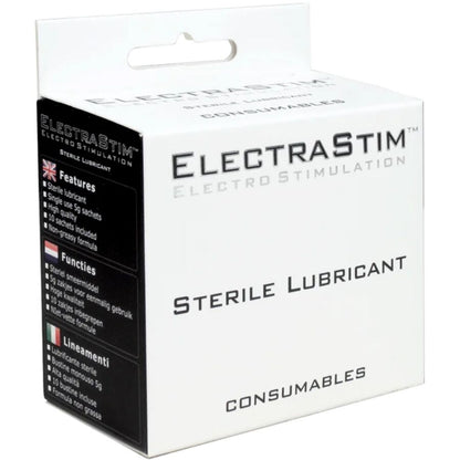 ELECTRASTIM - LUBRICANTE ESTERILIZANTE 10 UNIDADES