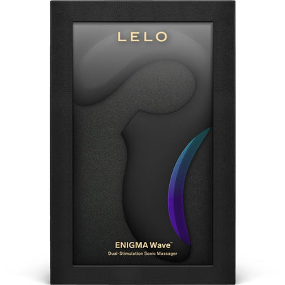 LELO - ENIGMA WAVE MASAJEADOR TRIPLE VIBRACIÓN NEGRO