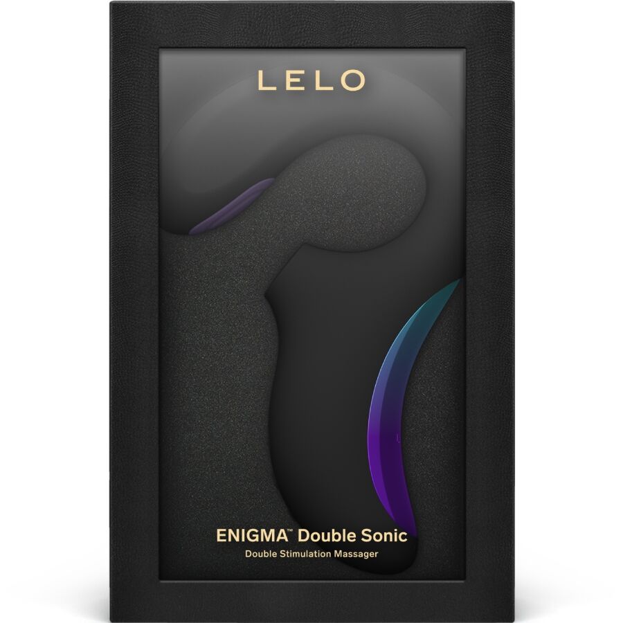 LELO - ENIGMA DOUBLE SONIC VIBRADOR PUNTO G NEGRO