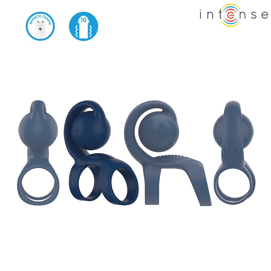 INTENSE - TYSON ANILLO POTENCIADOR CON CARACOL VIBRADOR Ø 3,2 CM