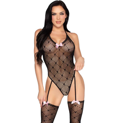 LEG AVENUE - 89360 BODY CON LIGUERO Y ESPALDA ABIERTA - ÚNICA