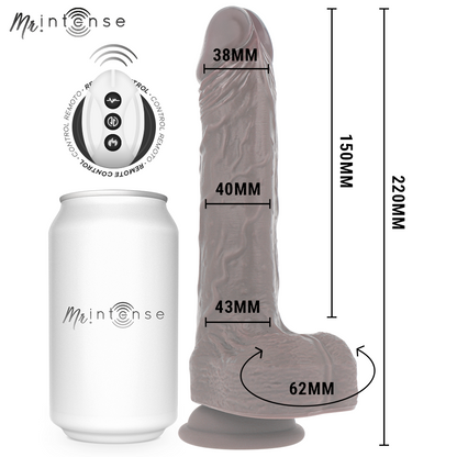 MR INTENSE - MATT REALÍSTICO MULTIFUNCIÓN CON VIBRACIÓN UP AND DOWN CONTROL REMOTO 22 CM -O- 4 CM