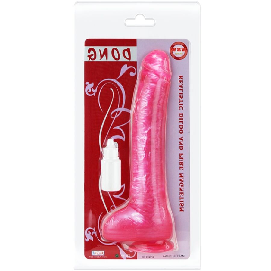 DANCE - REALISTIC PINK DILDO DONG WITH SUCTION CUP