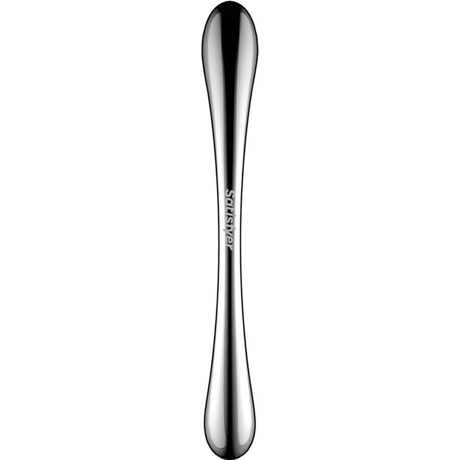 SATISFYER - COSMIC CREST 1 DILDO ACERO INOXIDABLE DOBLE USO