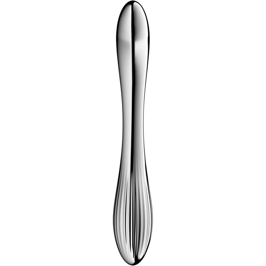 SATISFYER - PURE GRAVITY 1 DILDO ACERO INOXIDABLE DOBLE USO