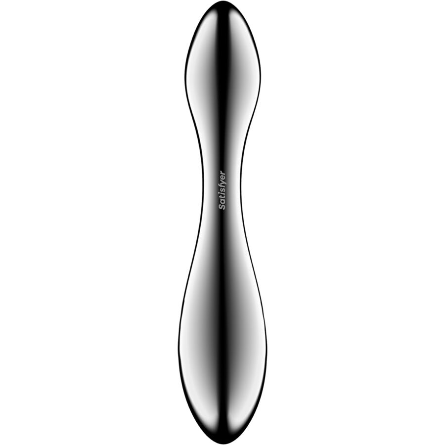 SATISFYER - PURE GRAVITY 3 DILDO ACERO INOXIDABLE DOBLE USO