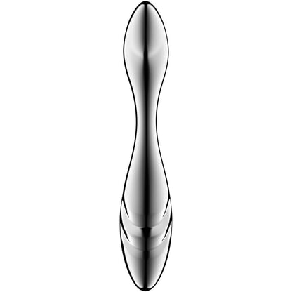 SATISFYER - PURE GRAVITY 3 DILDO ACERO INOXIDABLE DOBLE USO