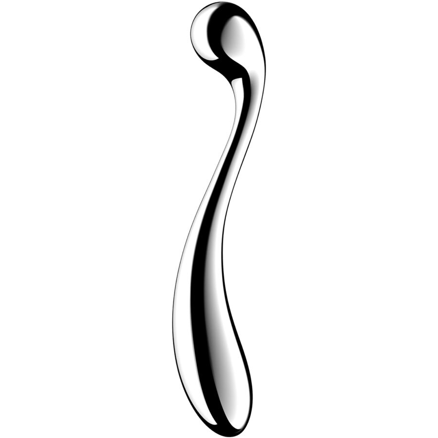 SATISFYER - STAR FORCE 4 DILDO AÇO INOXIDÁVEL DUPLA UTILIZAÇÃO