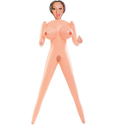 MUÑECA HINCHABLE TAMAÑO REAL CON CARA 3D, VAGINA Y ANO REALISTA