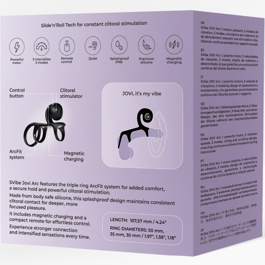 SNAIL VIBE - JOVI ARC ANILLO DE PAREJA CONTROL REMOTO