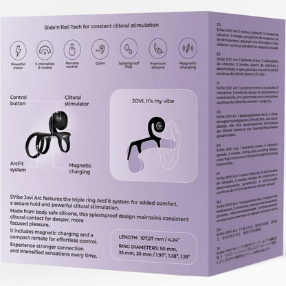 SNAIL VIBE - JOVI ARC ANILLO DE PAREJA CONTROL REMOTO